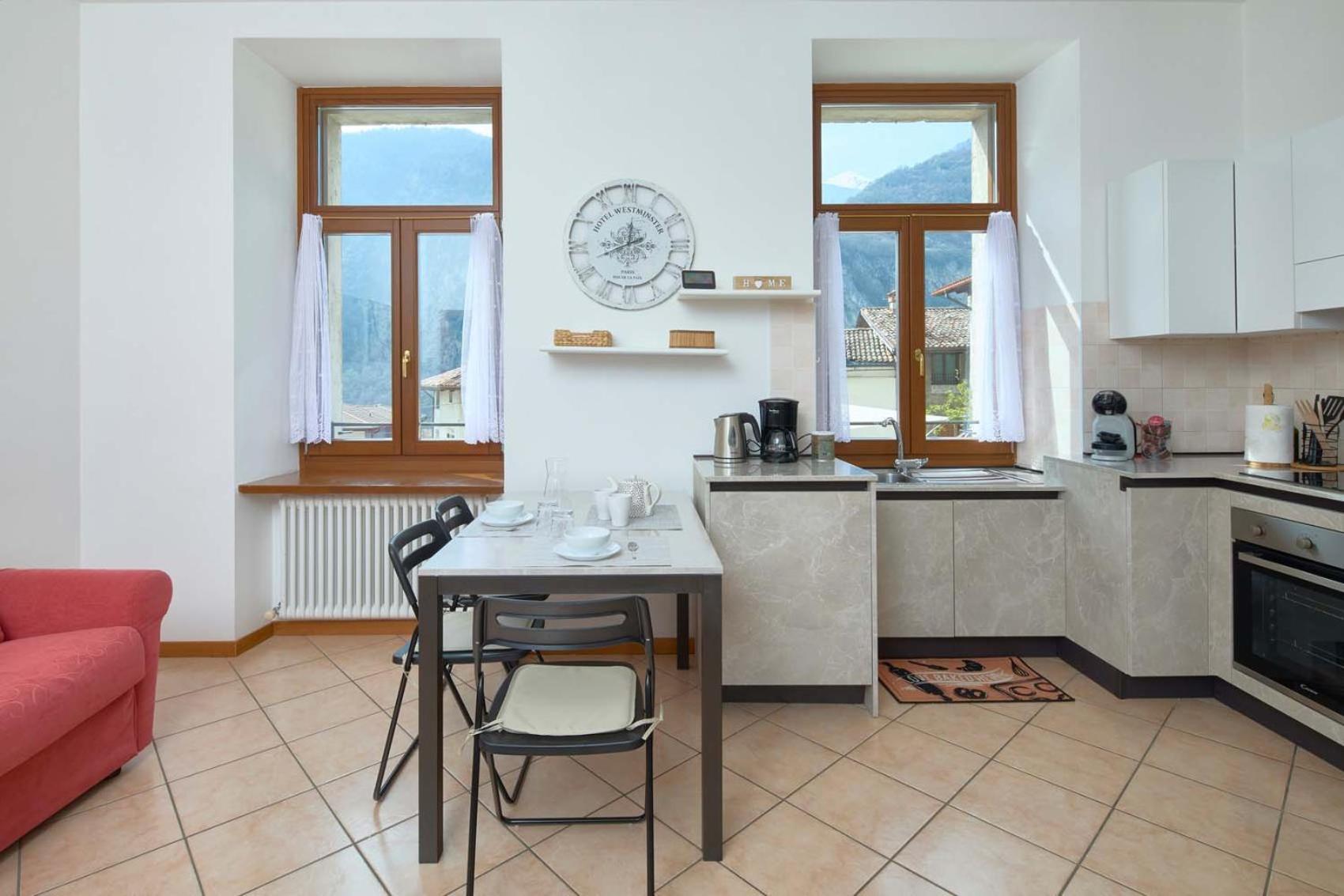 Appartamento Ania Vista Castello Tenno Buitenkant foto